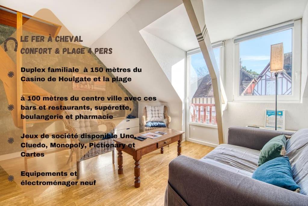 Le Fer A Cheval 4 Pers. Confort Plage Houlgate Exterior photo